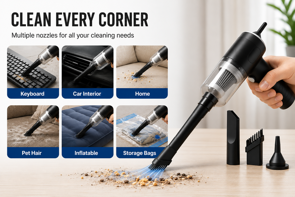 3 In 1 Car Vacuum Cleaner