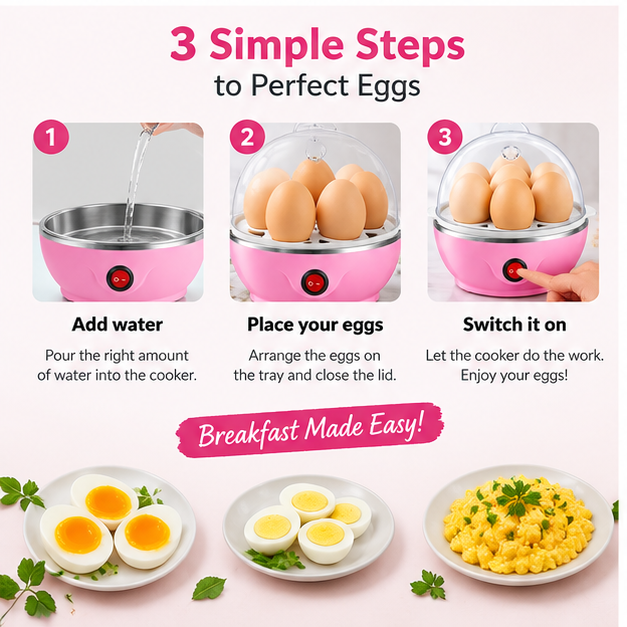 Electric Egg Cooker – Fast & Easy Egg Cooking