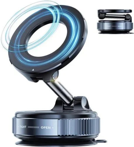 360° Magnetic Car Phone Mount with Strong Suction Base